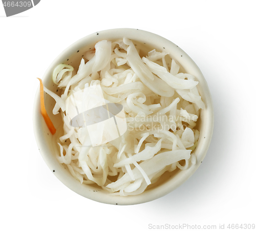 Image of bowl of sauerkraut salad