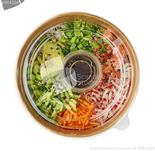 Image of healthy poke bowl