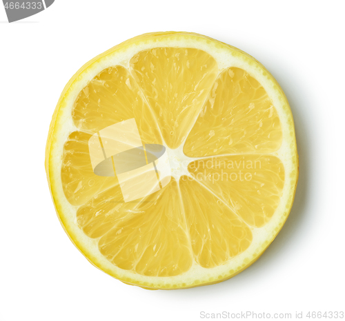 Image of slice of ripe lemon