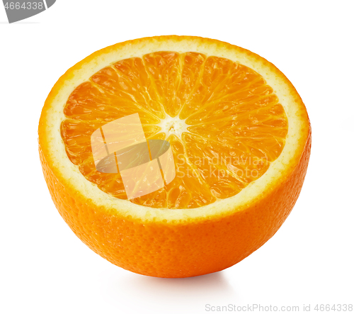 Image of half of orange fruit