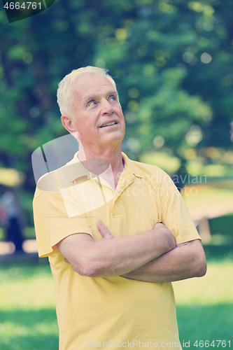 Image of elderly man  portrait