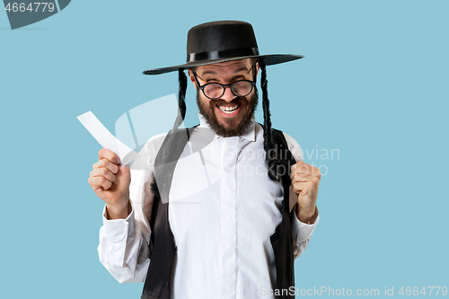 Image of Portrait of a young orthodox Hasdim Jewish man