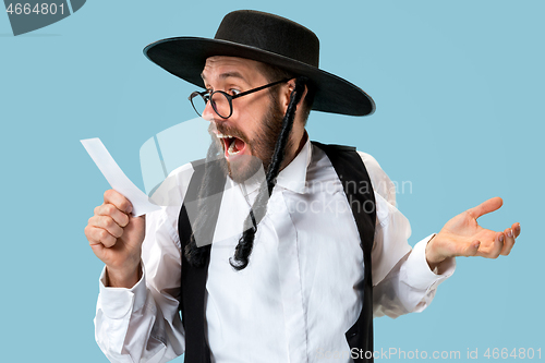 Image of Portrait of a young orthodox Hasdim Jewish man