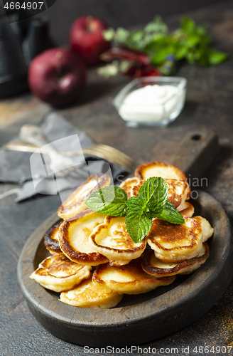 Image of mini pancakes