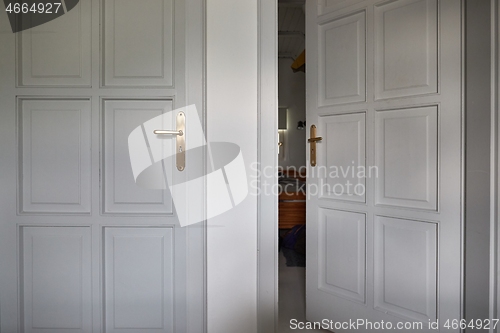 Image of Bedroom Door Left Ajar