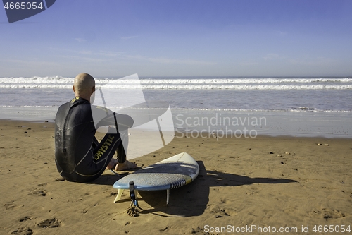 Image of Waiting for the surf