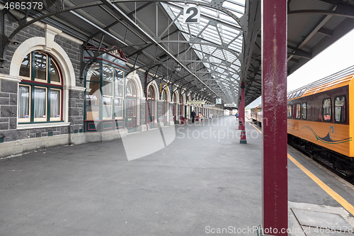 Image of railway station of Dunedin south New Zealand