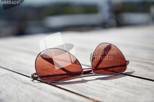 Image of Sunglasses on a table