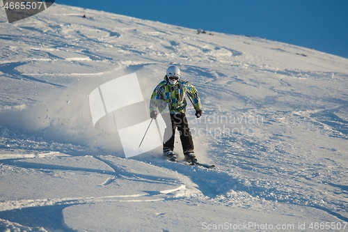 Image of Skiing in fresh powder snow