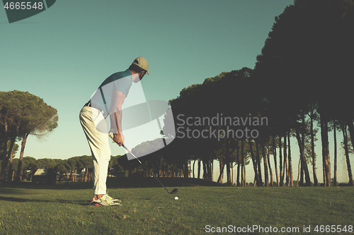 Image of golf player