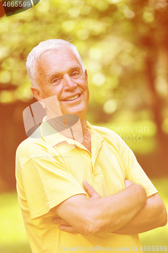 Image of elderly man  portrait