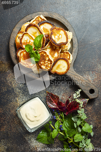 Image of mini pancakes