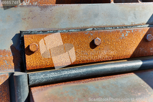 Image of Rusty industrial metal structure