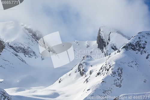 Image of Mountains covered with snow