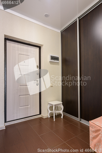 Image of Entrance hall in a small one-room apartment of an apartment building