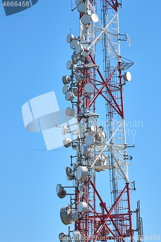 Image of Transmitter tower detail