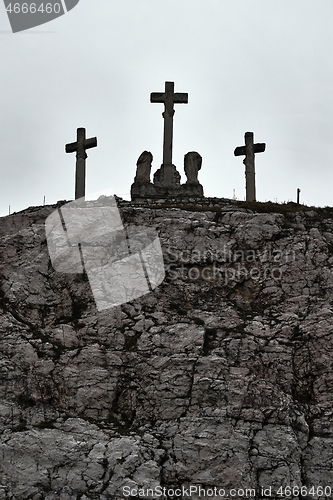 Image of Crosses on the hill