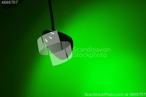 Image of Green spot light background