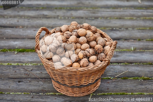 Image of Walnuts in a basket