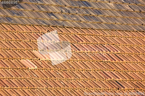 Image of Roof tiles texture