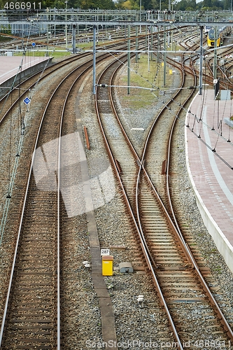 Image of Merging Railway Tracks