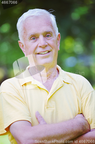 Image of elderly man  portrait