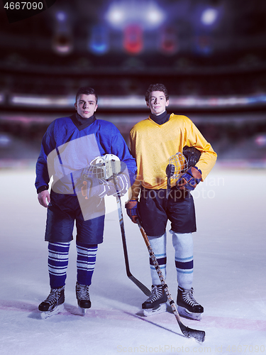 Image of ice hockey sport players