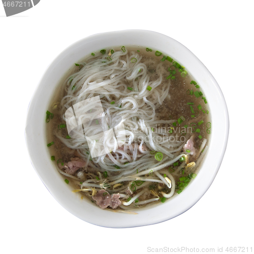 Image of Traditional vietnamese soup pho bo