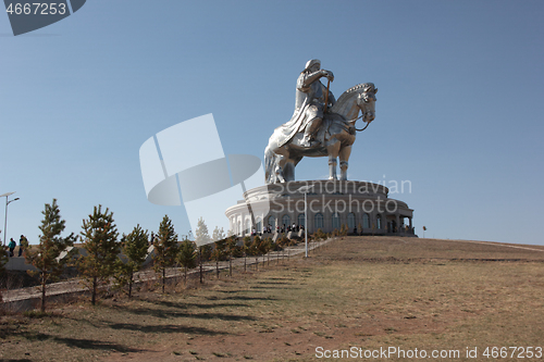 Image of Equestrian statue of Genghis Khan