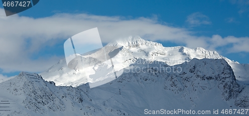 Image of Mountains covered with snow