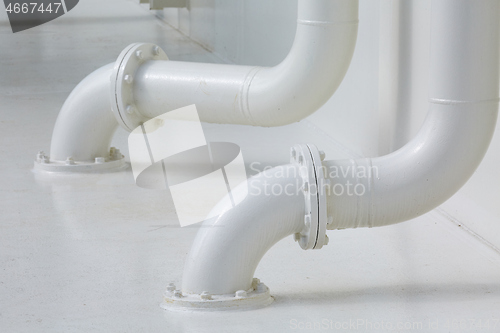 Image of Water pipes of a pumping station