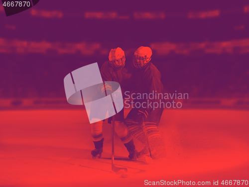 Image of ice hockey sport players