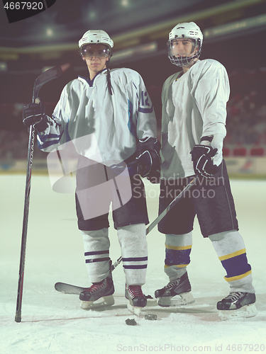 Image of ice hockey sport players