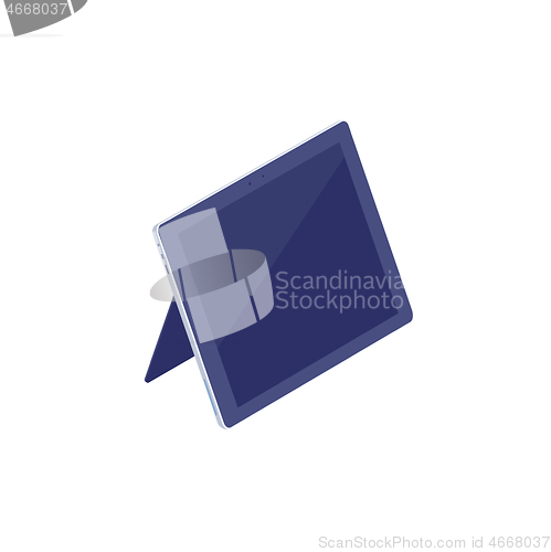 Image of Isometric tablet isolated illustration.