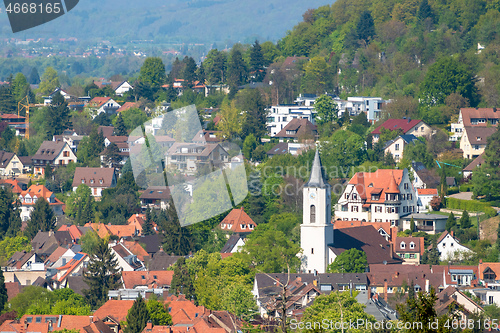 Image of view from Kirchberg at Freiburg