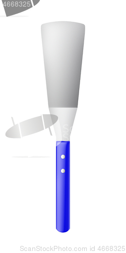 Image of Metal cooking spatula