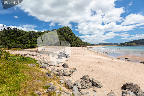 Image of hot springs beach New Zealand Coromandel