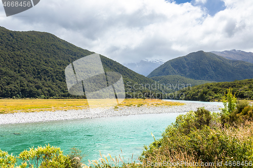 Image of Haast River Landsborough Valley New Zealand