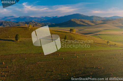 Image of Beauty summer evening in the mountains