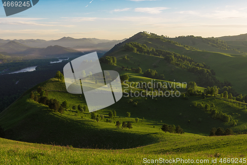 Image of Beauty dawn in the mountains