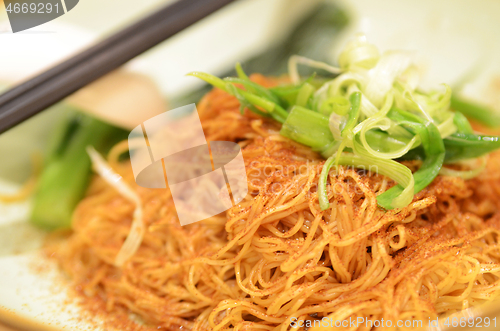 Image of Dried shrimp roe powder noodle