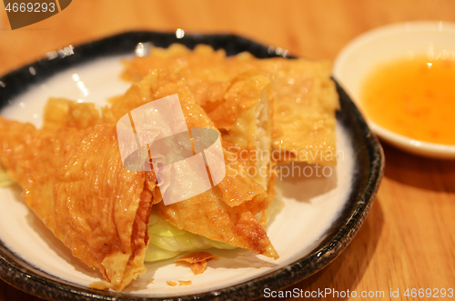 Image of Deep-fried fresh bean curd skin 