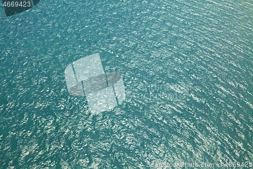 Image of Sea surface, view from airplane
