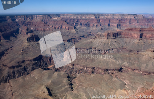 Image of View from helicopter to Grand Canyon
