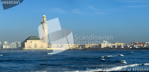 Image of Hassan II mosque in Casablanca Morocco