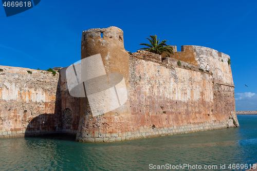 Image of Old fort in portuguese city El Jadida