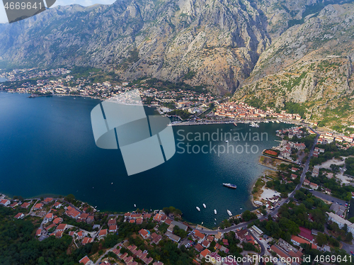 Image of Aerial view of Bay of Kotor