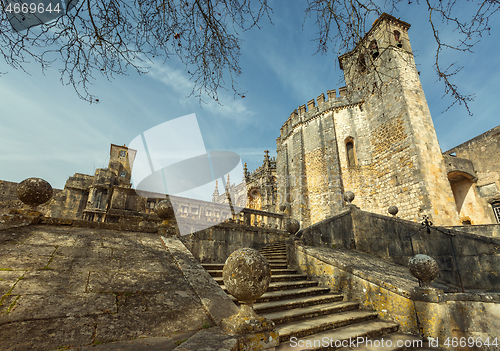 Image of Monastery Convent of Christ in Portugal