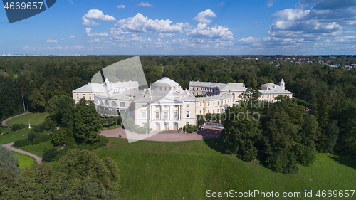 Image of Aerial view of Palace in Pavlovsky Park