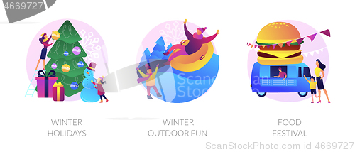 Image of Holidays vector concept metaphors.